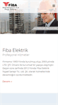 Mobile Screenshot of fibaelektrik.com